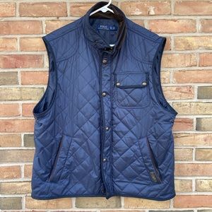 Polo by Ralph Lauren Men’s Quilted Vest - Navy - XL